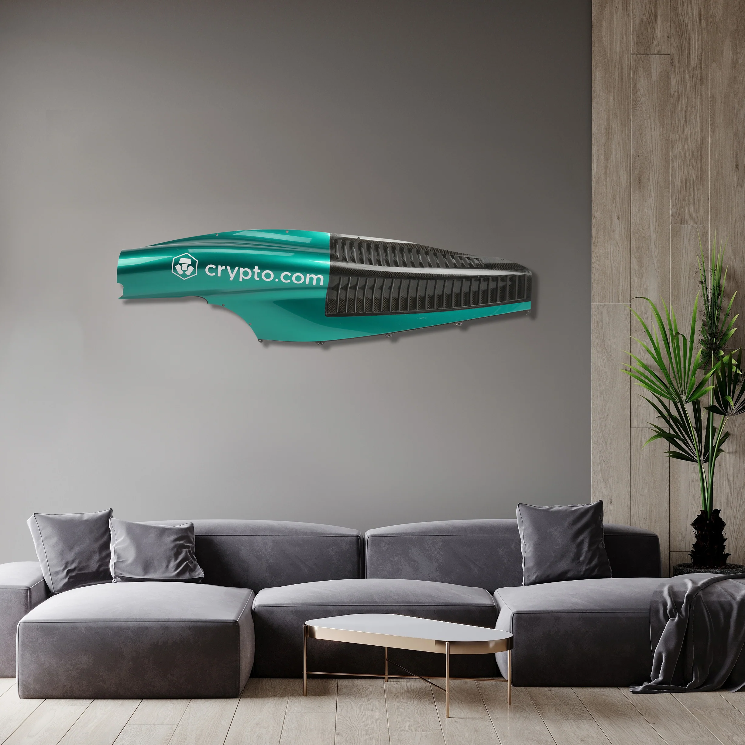 Aston Martin Aramco F1® Team 2023 Right-hand Engine Cover Louvre Panel - Image 6