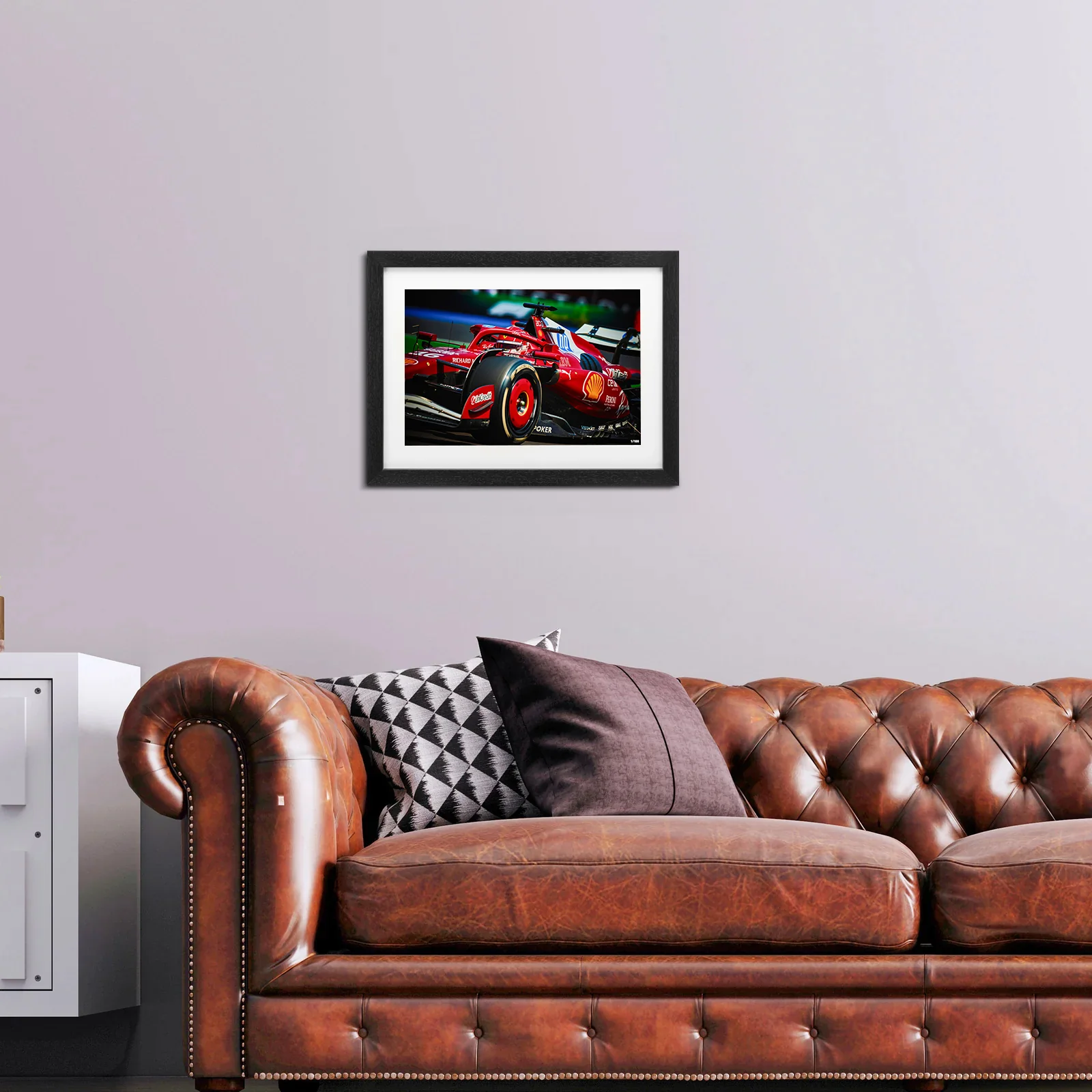 Limited Edition Charles Leclerc 2025 Ferrari Framed Photo - Mexican GP - Image 4