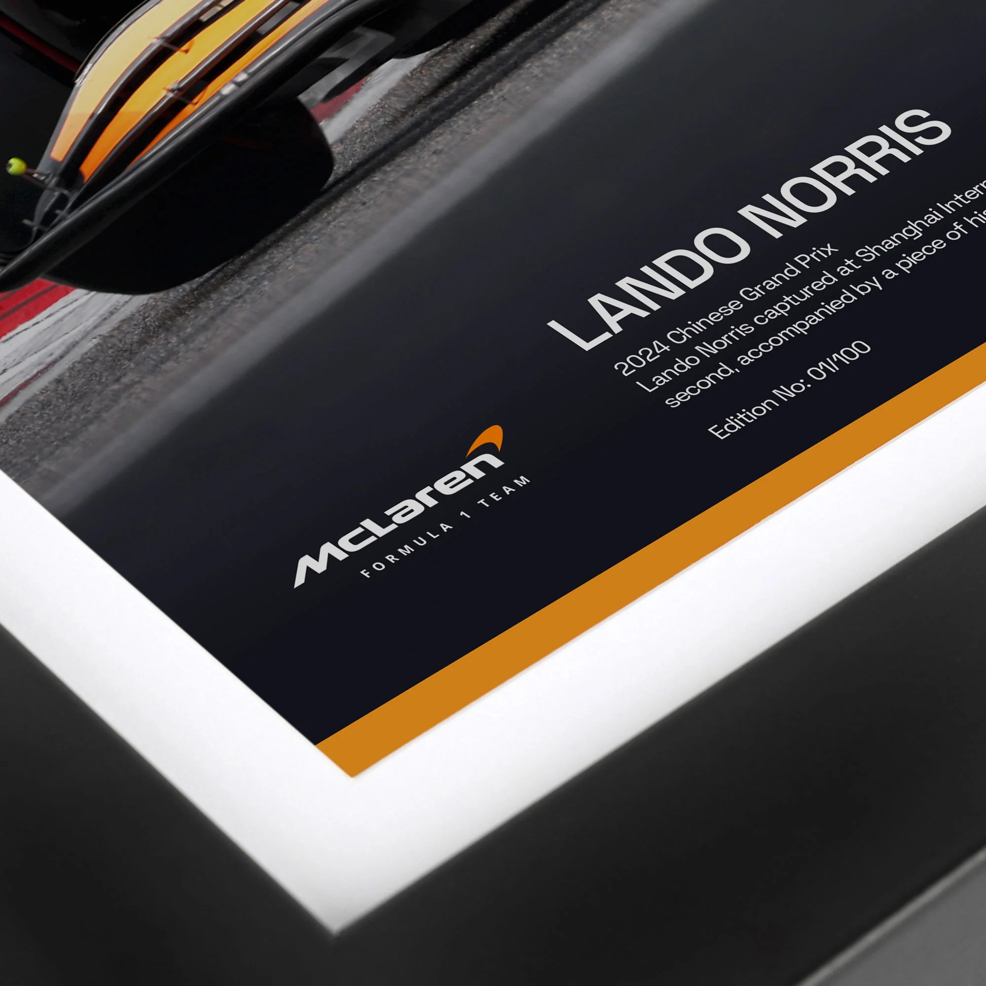 Lando Norris 2024 McLaren F1 Team Bodywork & Photo - Chinese GP - Image 3