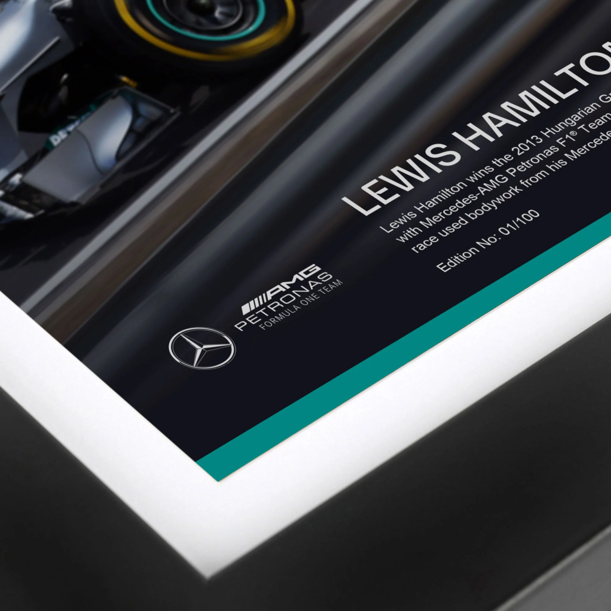 Lewis Hamilton 2013 ‘First Win’ Bodywork & Photo - Hungarian GP - Image 3