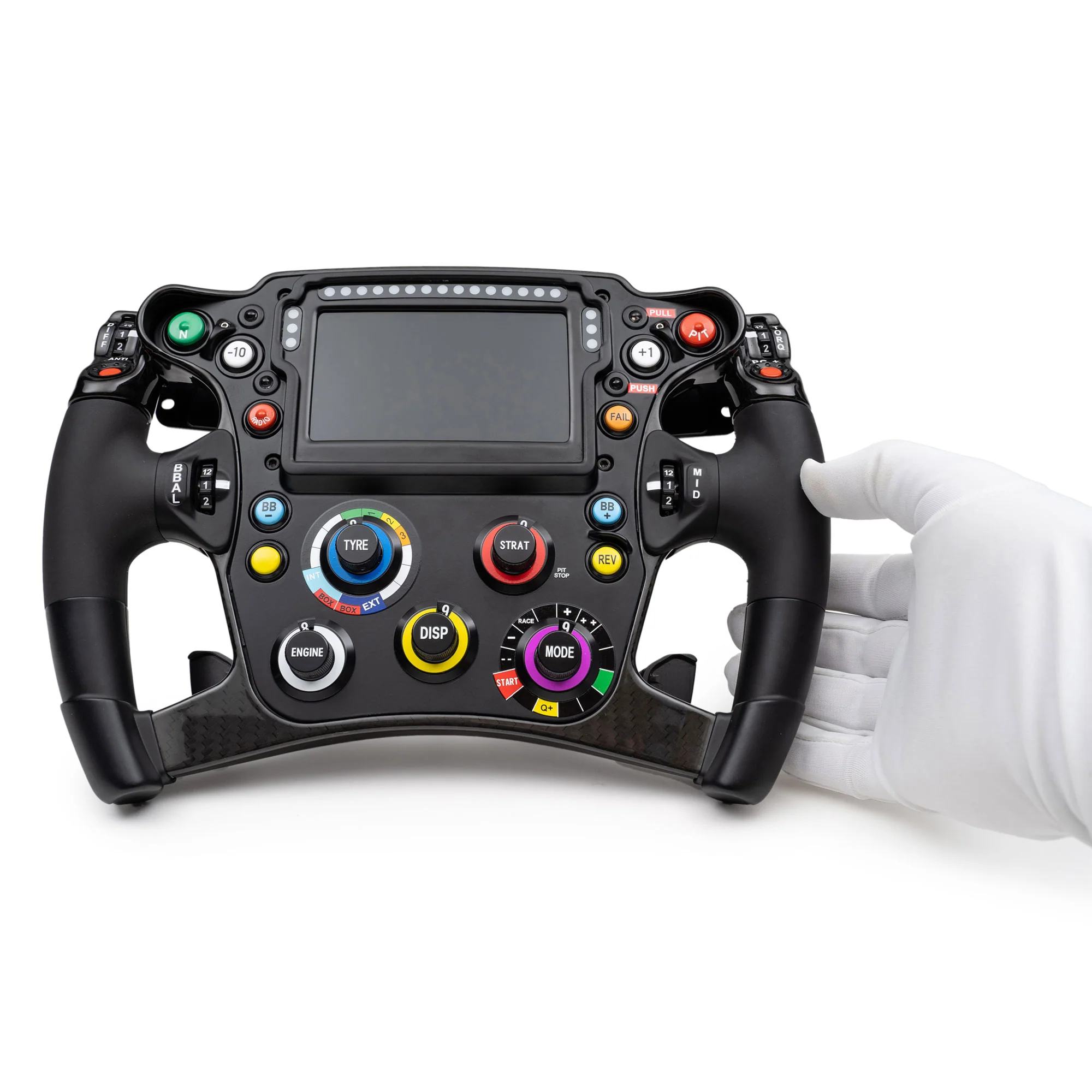 Season Launch LOT 038 - 2022 Red Bull RB18 Steering Wheel - Amalgam Replica - Image 5