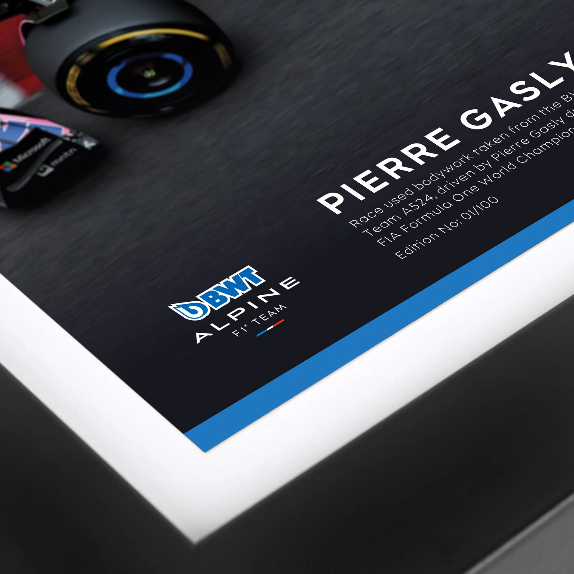 Pierre Gasly 2024 Bodywork & Photo - Limited Edition - Image 3