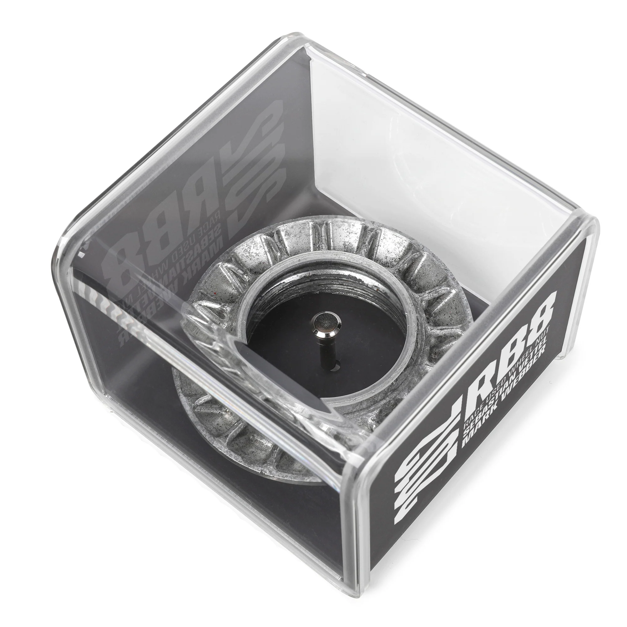 Red Bull Racing 2012 RB8 Grand Prix Used Wheel Nut in Display Case - Image 2