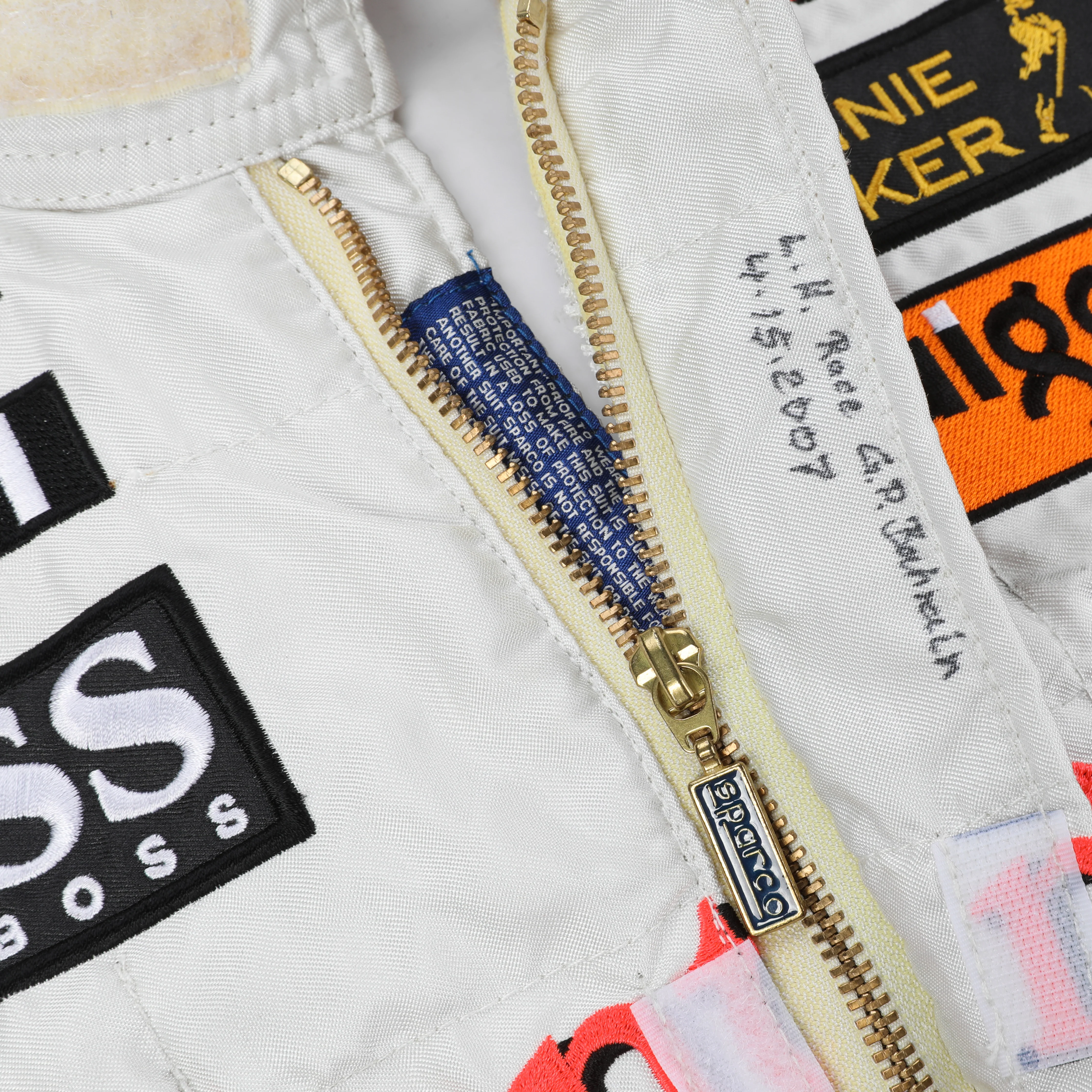 Season Launch Lot 003 - Lewis Hamilton 2007 McLaren Suit - Bahrain GP Used - Image 7