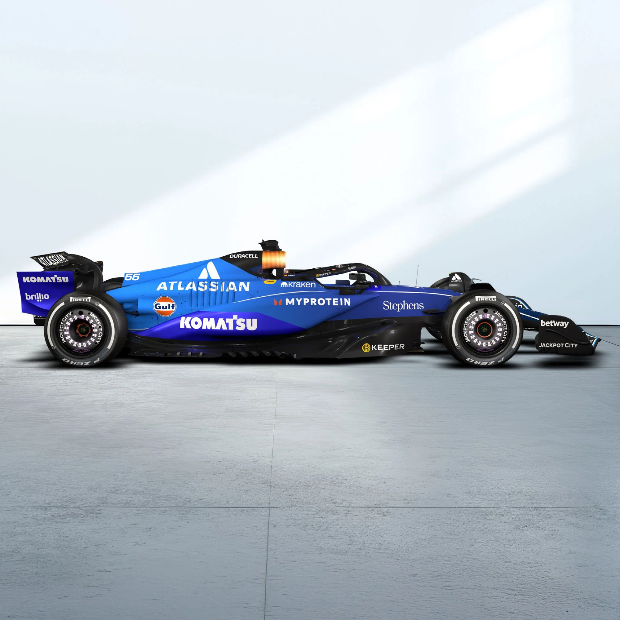 Season Launch LOT 010 - Carlos Sainz 2025 Williams FW47 Show Car - Azerbaijan GP - Image 3