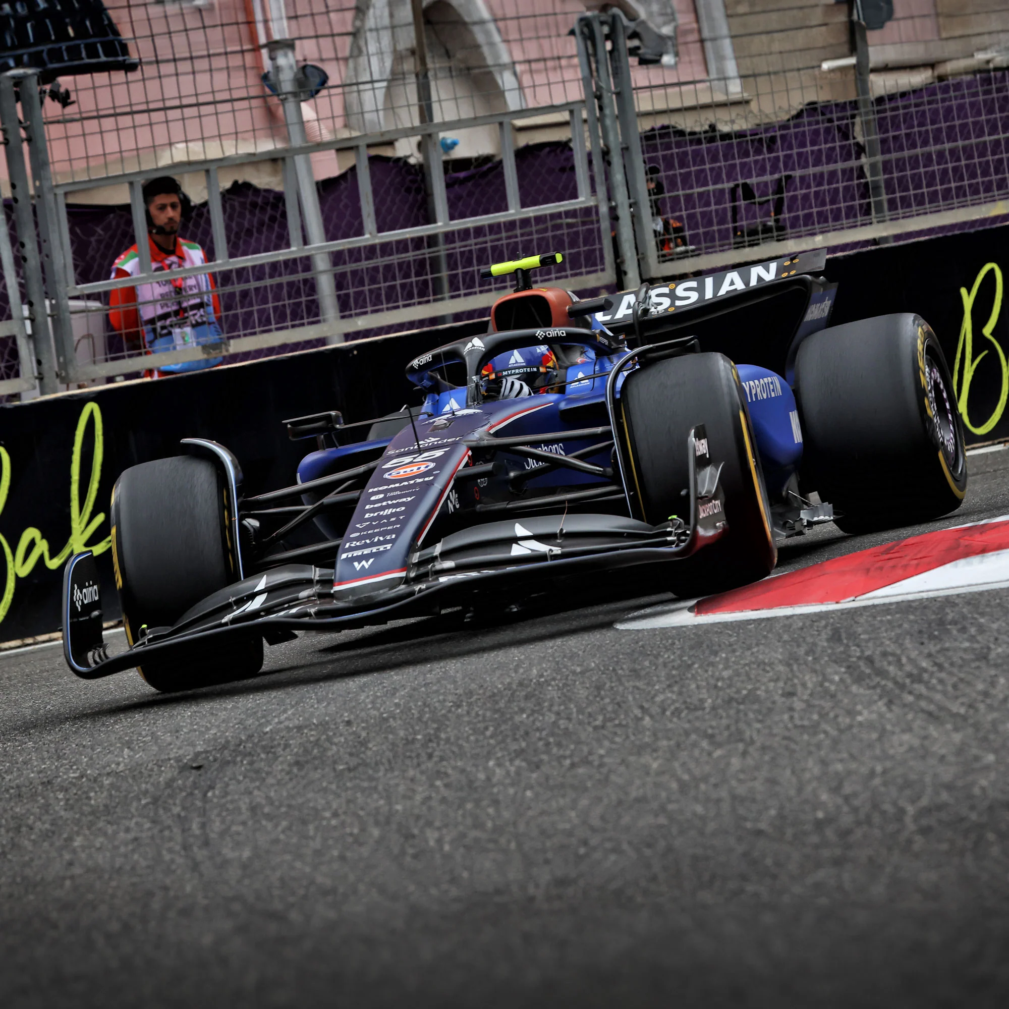 Season Launch LOT 010 - Carlos Sainz 2025 Williams FW47 Show Car - Azerbaijan GP - Image 7