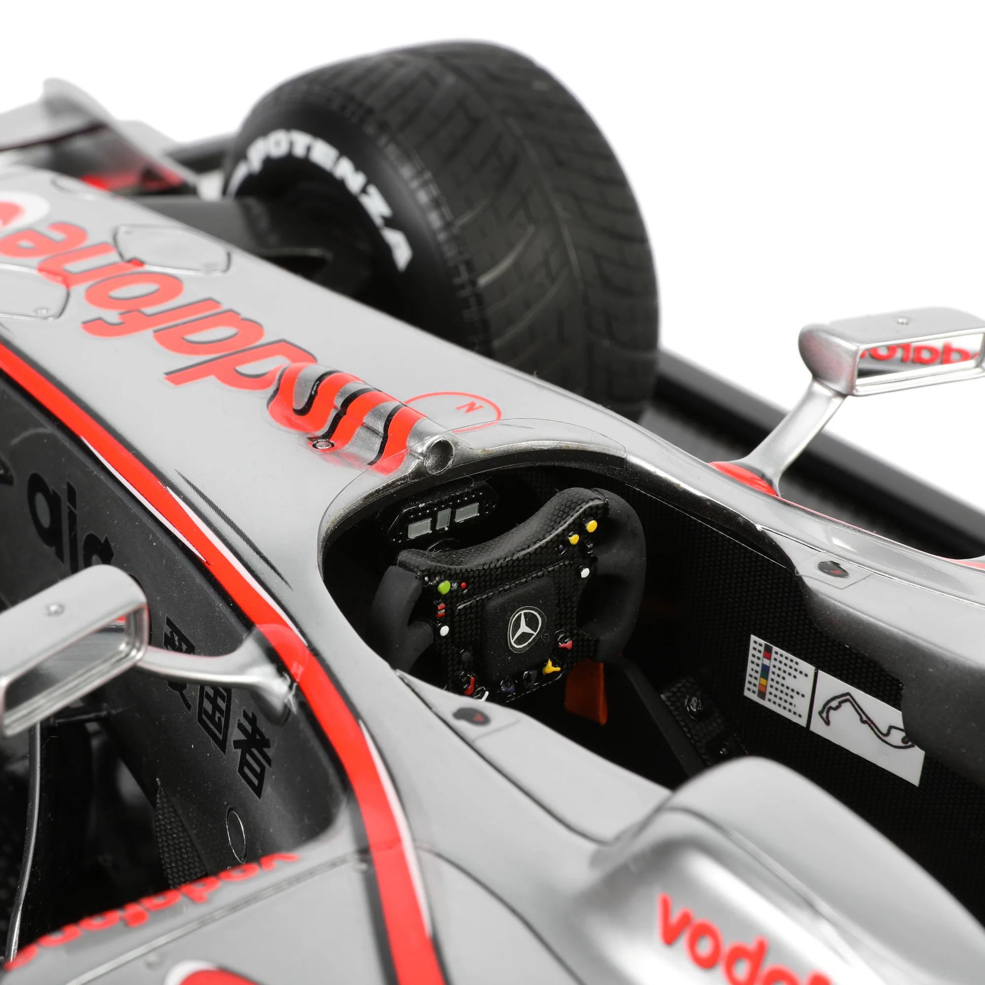 Season Launch LOT 014 – Lewis Hamilton 2008 McLaren MP4-23A 1:8 Scale Model Car - Monaco GP Amalgam - Image 16