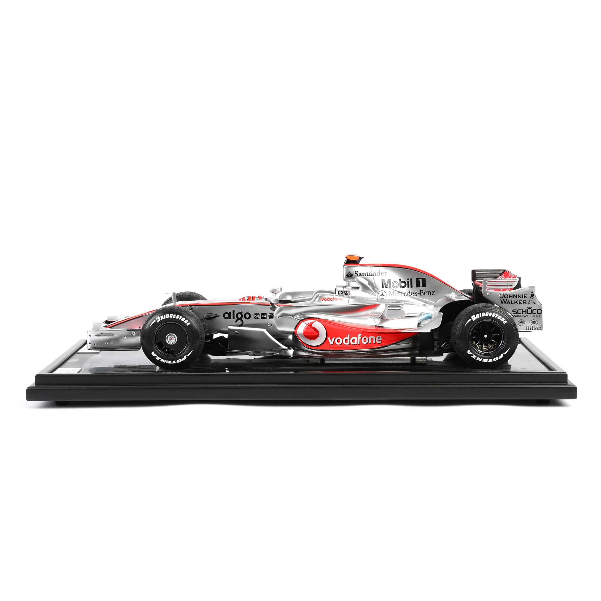 Season Launch LOT 014 – Lewis Hamilton 2008 McLaren MP4-23A 1:8 Scale Model Car - Monaco GP Amalgam - Image 4