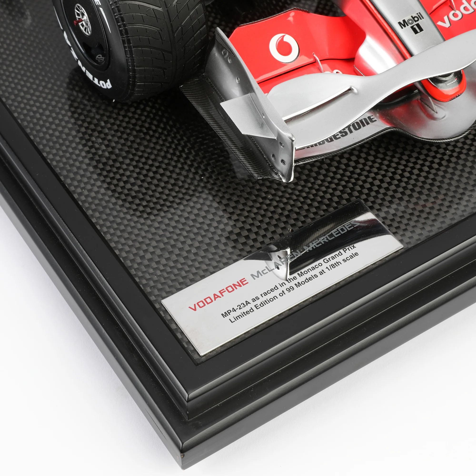 Season Launch LOT 014 – Lewis Hamilton 2008 McLaren MP4-23A 1:8 Scale Model Car - Monaco GP Amalgam - Image 6