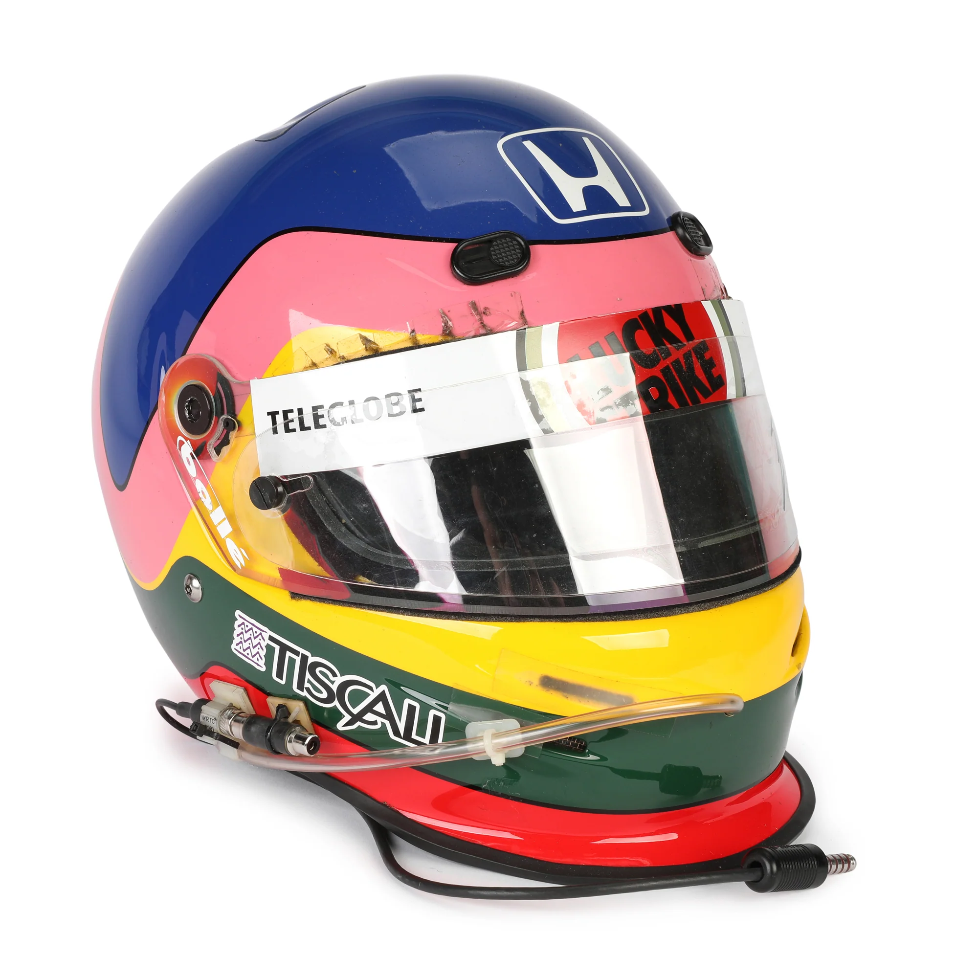 Season Launch LOT 034 - Jacques Villeneuve 2001 BAR Bell Helmet - European & German GP Signed - Image 4