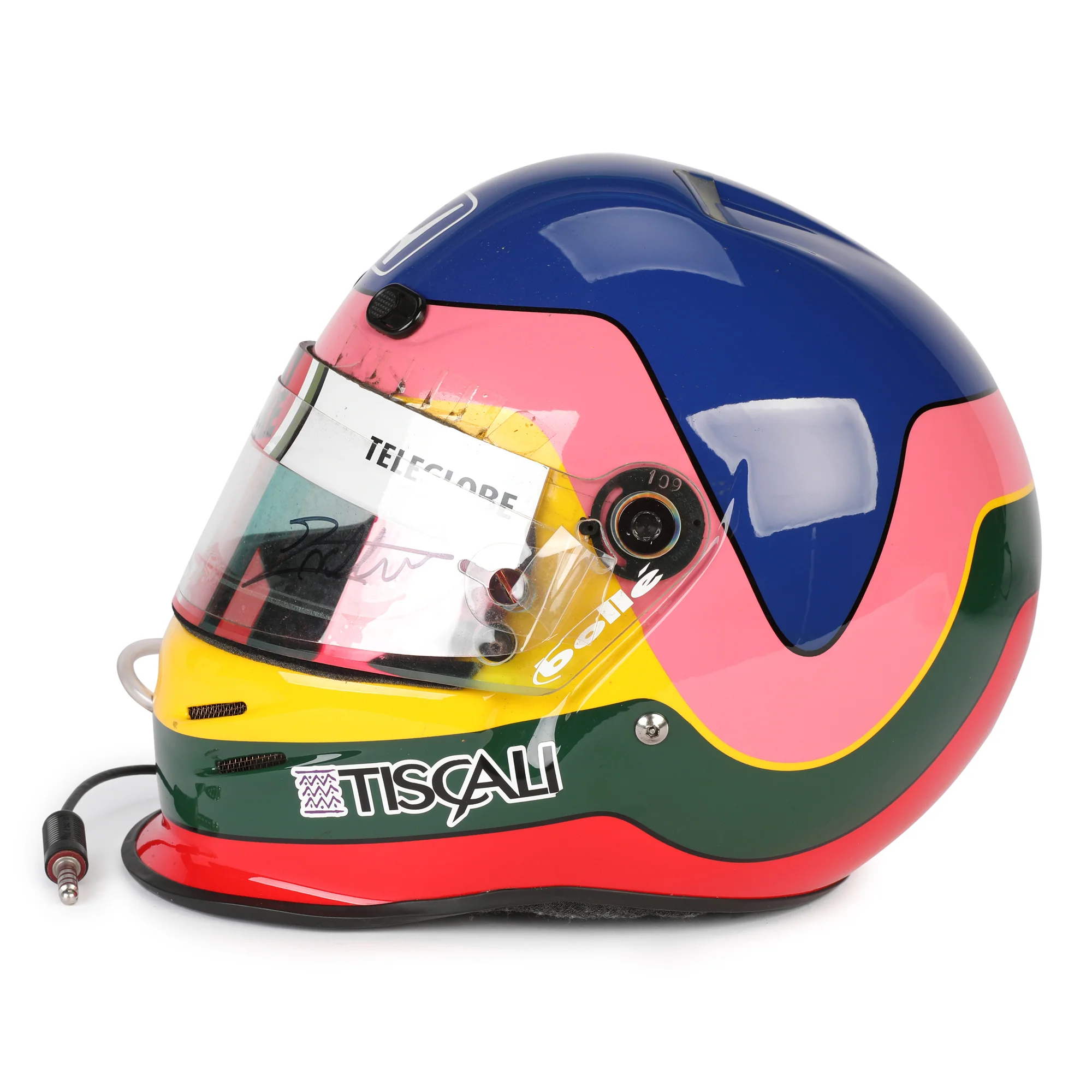 Season Launch LOT 034 - Jacques Villeneuve 2001 BAR Bell Helmet - European & German GP Signed - Image 6