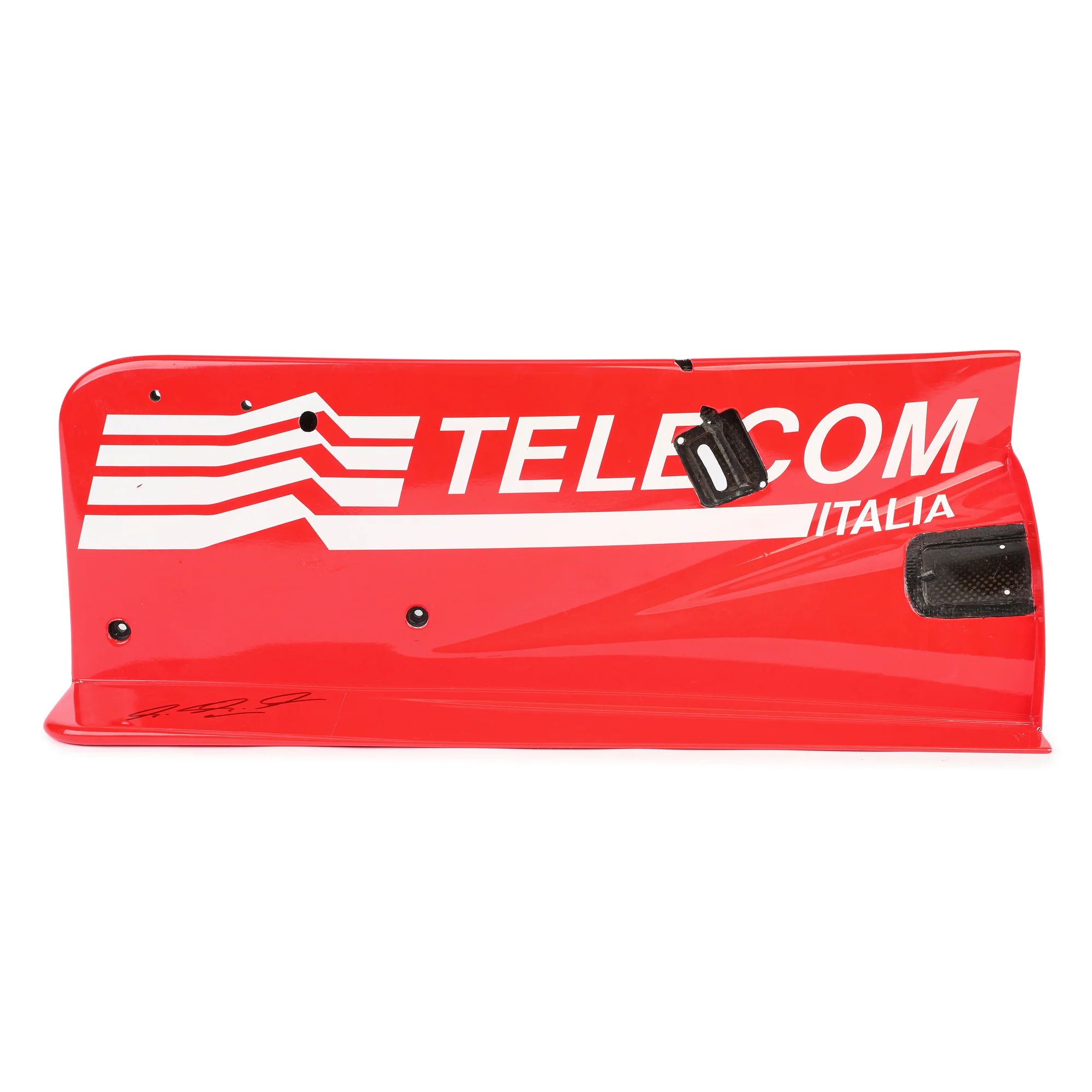 Season Launch LOT 032 - Michael Schumacher 1998 Ferrari F300 Front Wing Left Hand Endplate - Signed - Image 3