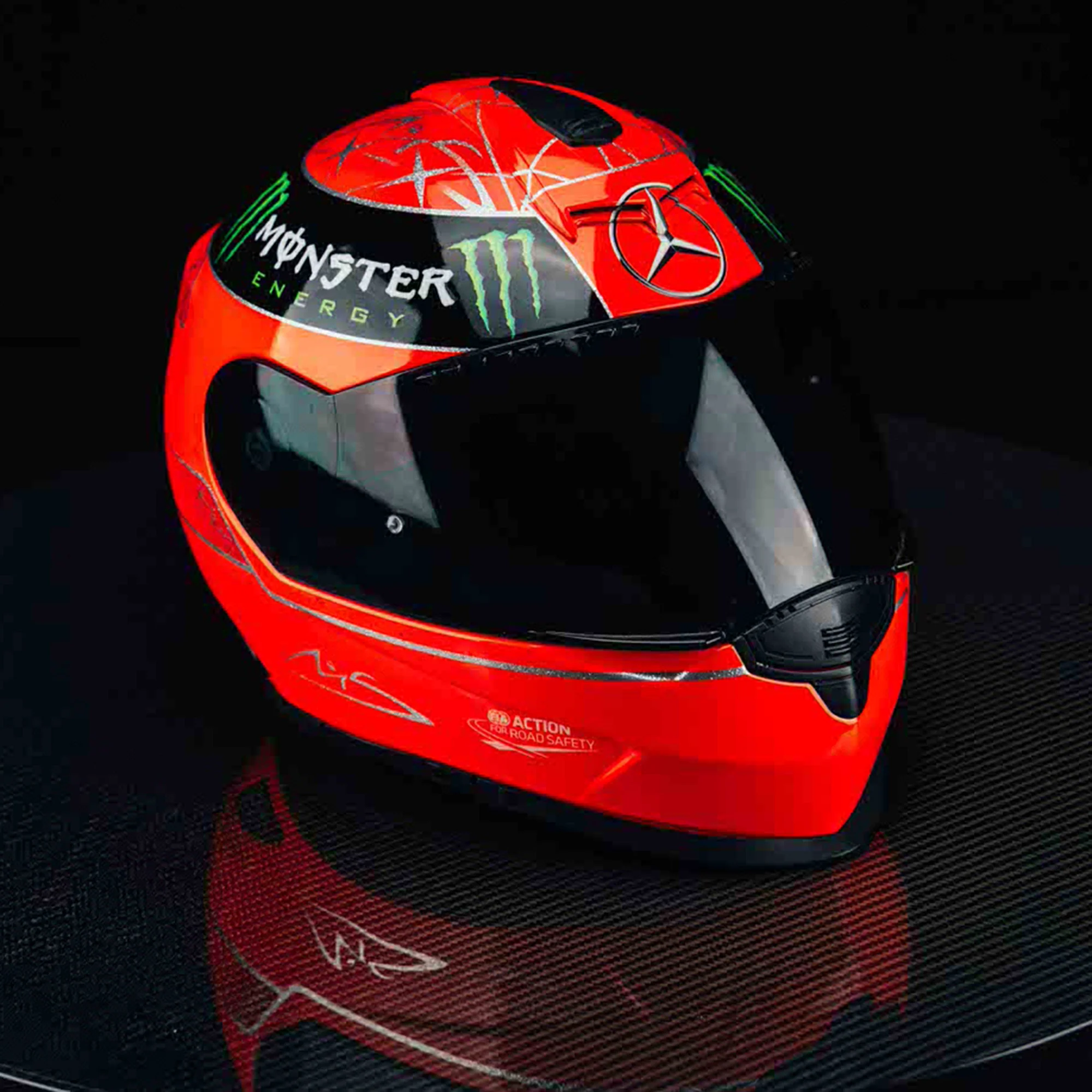 Season Launch LOT 043 – Michael Schumacher 2012 Motorcycle Helmet - Signed COA - Image 18