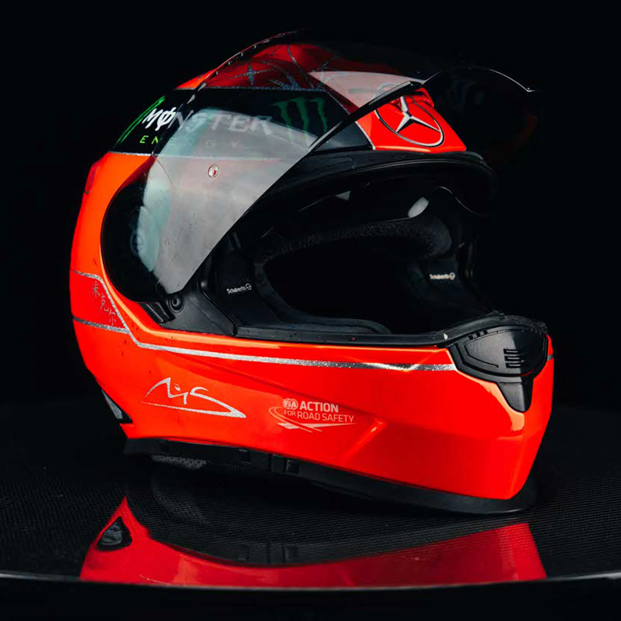 Season Launch LOT 043 – Michael Schumacher 2012 Motorcycle Helmet - Signed COA - Image 20