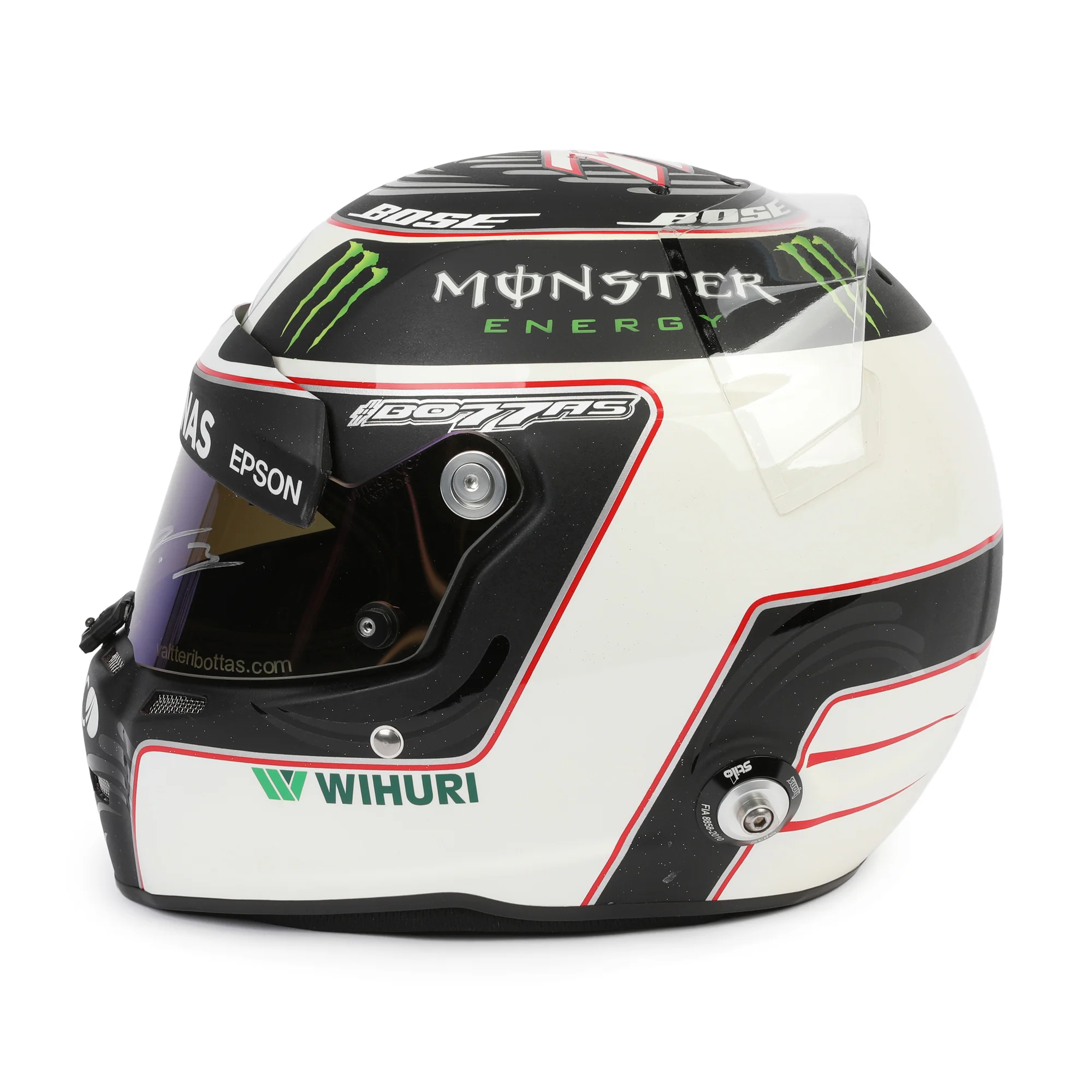 Valtteri Bottas 2017 Signed Official Replica Helmet - Image 4