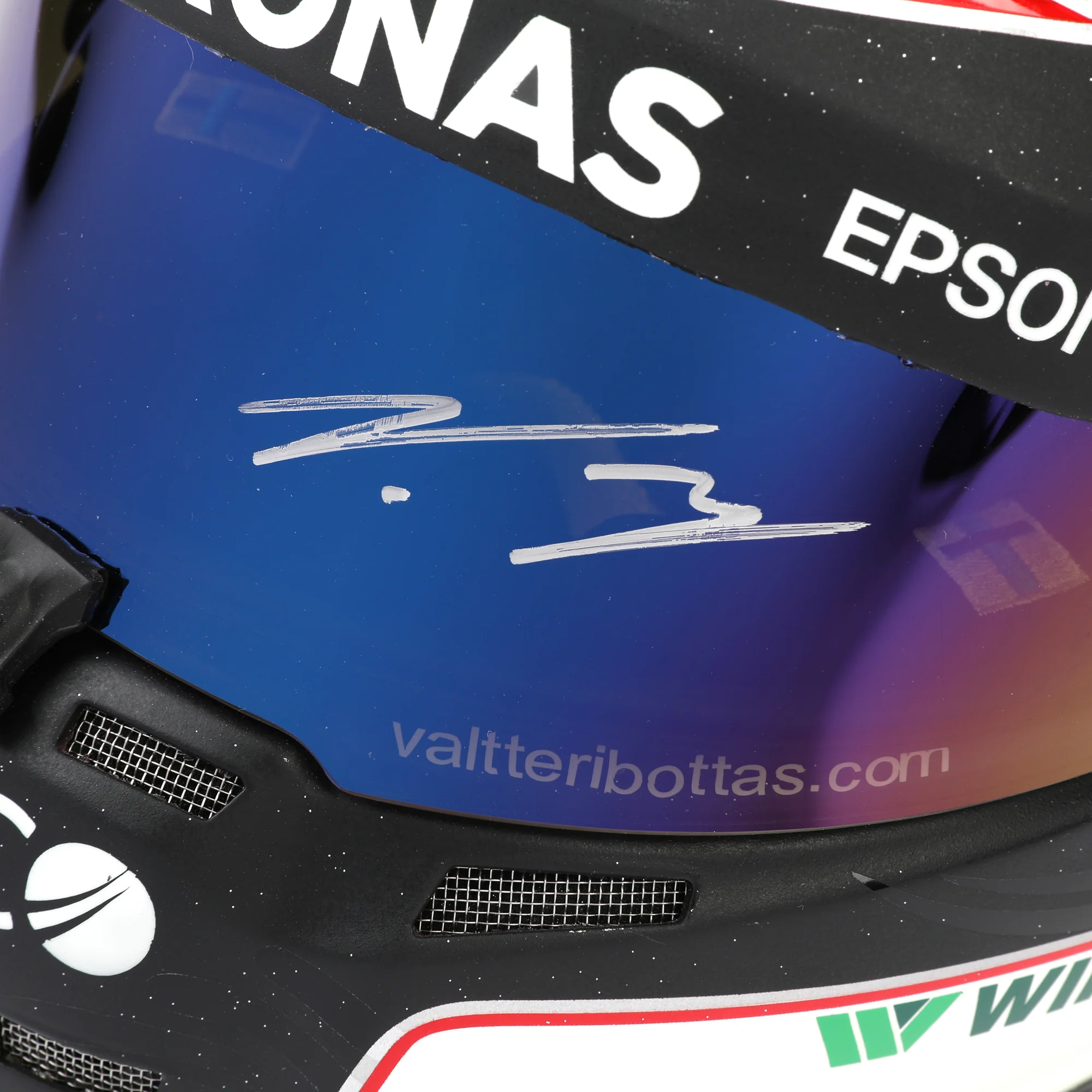 Valtteri Bottas 2017 Signed Official Replica Helmet - Image 8