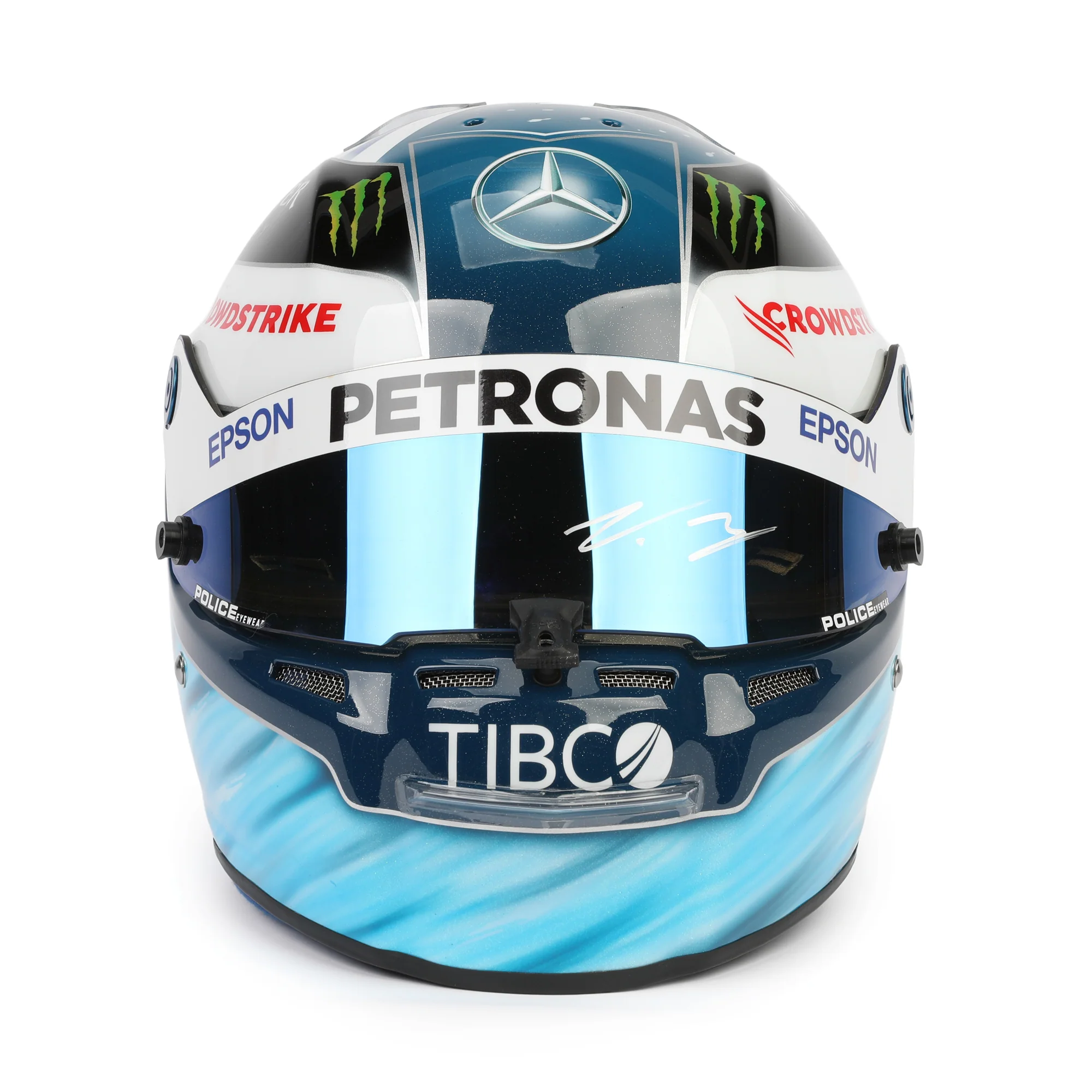 Valtteri Bottas 2021 Signed Official Replica Helmet - Image 3