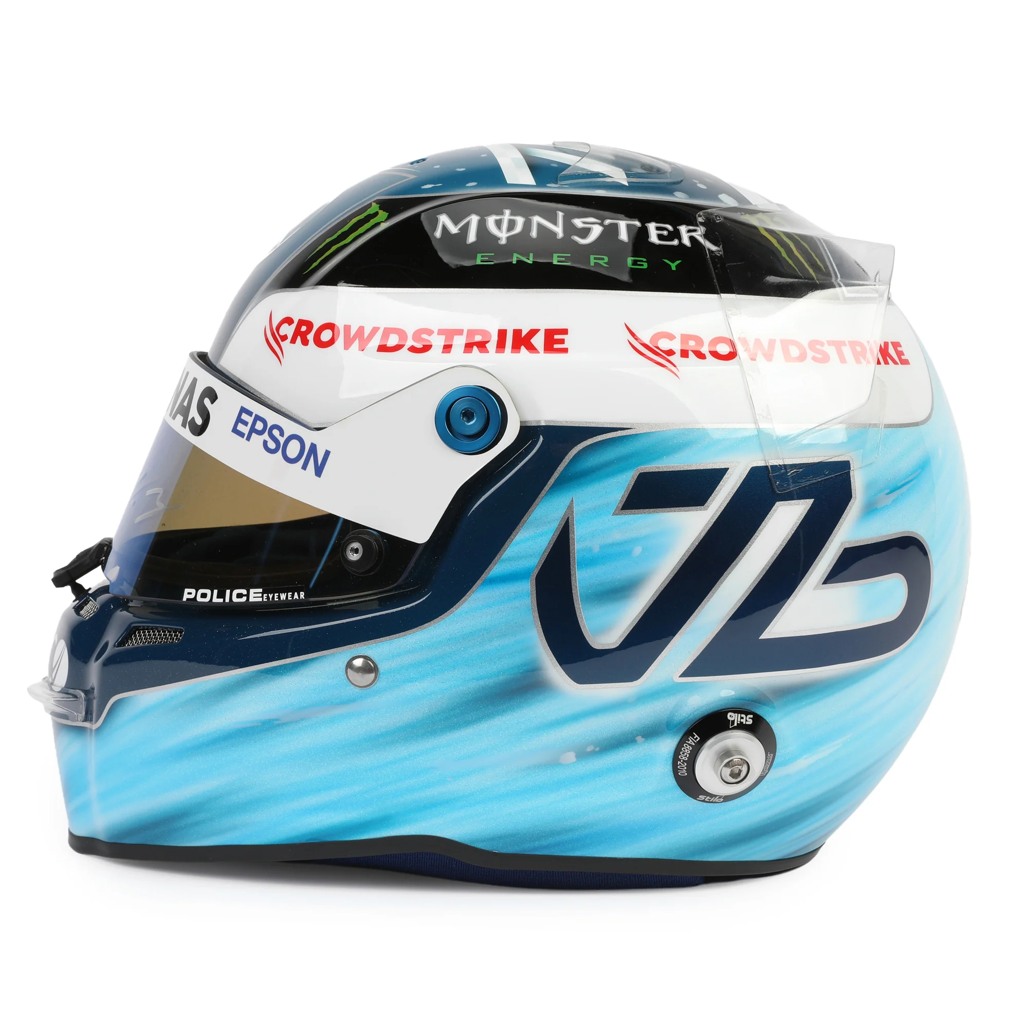 Valtteri Bottas 2021 Signed Official Replica Helmet - Image 4